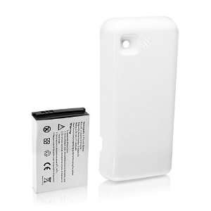  G1 Extended Battery (Glossy White) Cell Phones & Accessories