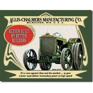  Allis Chalmers Model 20 35 Tractor Plow Retro Vintage Tin 