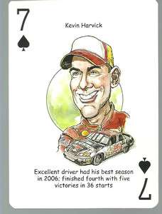 KEVIN HARVICK   Oddball AUTO RACING Playing Card  