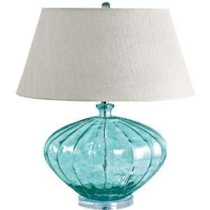  Oceano Table Lamp, 25Hx20W, BLUE WHITE