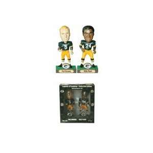   Wood Green Bay Packers Legends of Lambeau BobbleHead Set Toys & Games