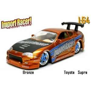   Import Racer Bronze Toyota Supra 164 Scale Die Cast Car Toys & Games