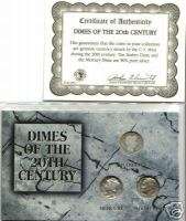 American Dimes of the 20th Century  