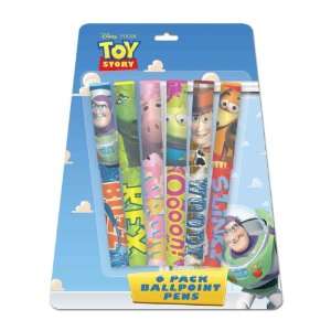  Toy Story Clip Top Pens, 6 Pack (10719A)