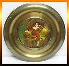 Vintage Brass Trafford Plaques THE RED BOY Old Masters 