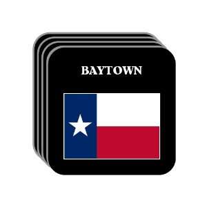  US State Flag   BAYTOWN, Texas (TX) Set of 4 Mini Mousepad 