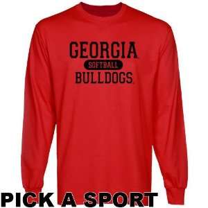 UGA Bull Dogs Shirts  Georgia Bulldogs Custom Sport Long Sleeve T 