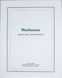 MARKSMAN Trading The Turns Profitably Lee Gettess SC  