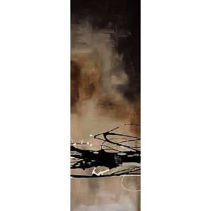 Laurie Maitland 12W by 36H  Tobacco & Chocolate I CANVAS Edge #4 