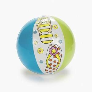  Color Your Own Flip Flop Beach Balls   Craft Kits & Projects & Color 