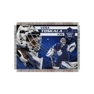  Toronto Maple Leafs Vesa Toskala NHL Player Tapestry Throw 