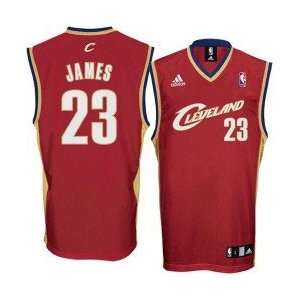  LeBron James Cleveland Cavaliers Burgundy Youth Replica 