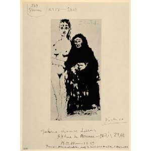  1971 Print Picasso Galerie Louise Leiris Paris Poster 