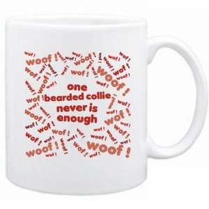   New  One Bearded Collie Never Is Enough   Mug Dog
