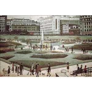  Piccadilly Gardens Poster Print
