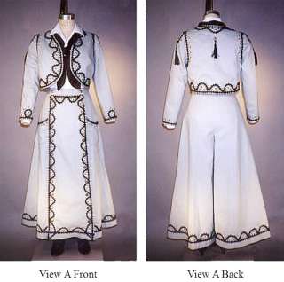 1890s Cowgirl Split Skirt, Vest, Jacket & Leggings 6 26  