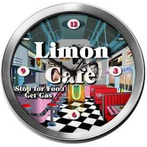  LIMON 14 Inch Cafe Metal Clock Quartz Movement Kitchen 