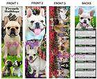 french bulldog dog 2012 calendar $ 7 99  