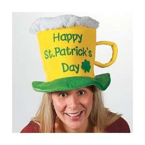  ST. PATS BEER MUG HAT (6 PIECES) Toys & Games