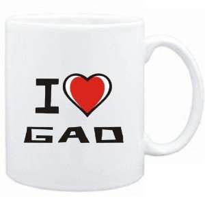  Mug White I love Gao  Cities