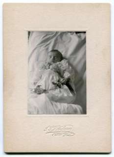 POST MORTEM DEAD BABY CABINET CARD PHOTO  