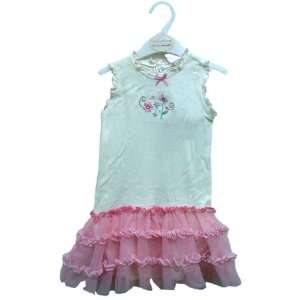  Onesie Ballerina in Cream /Pink Dress Size 3 6