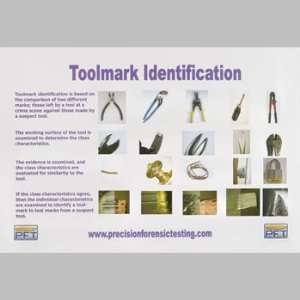 Toolmark Identification Poster  Industrial & Scientific