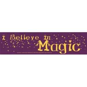  I Believe in Magic Bumper Sticker 
