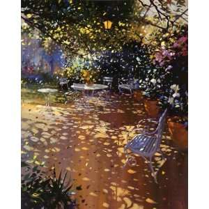 Laurent Parcelier 24W by 30H  La Tonnelle CANVAS Edge #4 1 1/4 