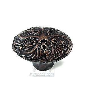  Copia bronze   murano oval knob in byzantine bronze