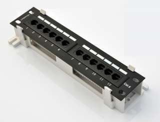 CAT6 Patch Panel With Wall mount frame and also with Rack Mount Holes 