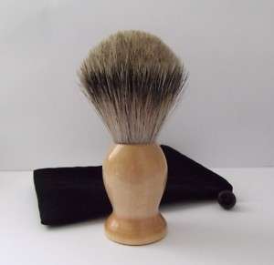 Best badger hair shaving brush wood handle  