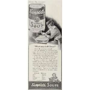  1914 Campbells Tomato Soup 21 Varieties Kid Print Ad 