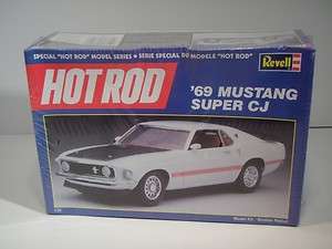 Revell Model Kit 1969 69 Mustang Super CJ Car NIB Hot Rod Series 7121 