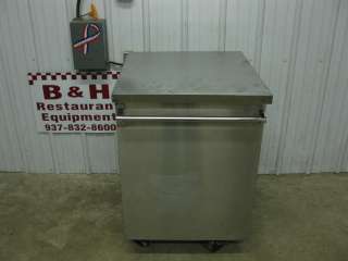 27 x 25 Stainless Steel Mobile Cabinet w/ Pull Out Cutting Board 
