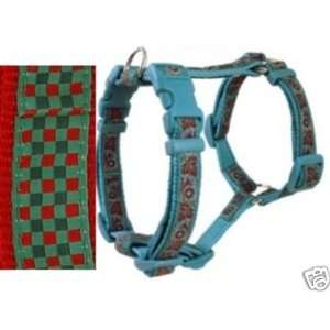   Paquette H Type Dog Harness HOLIDAY PLAID MED
