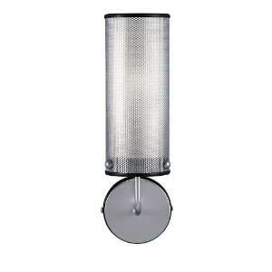   Perf 1 Light Wall Sconce in Chrome Coat 