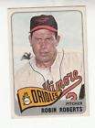 robin roberts 15 balti orioles pitcher 1965 topps ex+ buy