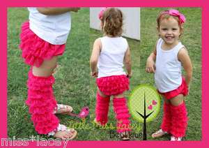Baby Toddler Girl Lace Leggings Legwarmers Pink, black, White Little 