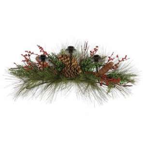   S102705 24 in. Jack Mix Pine Berry Taper Center Piece
