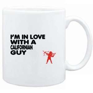  Mug White  I AM IN LOVE WITH A Californian GUY  Usa 