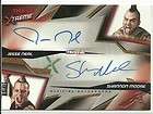 TNA Xtreme Auto Autograph Jesse Neal & Shannon Moore Green Foil #ed 