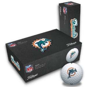 Titleist Miami Dolphins Half Dozen Set of Golf Balls  