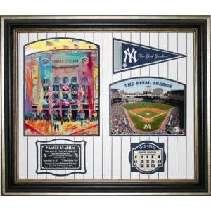  New York Yankees   Old Yankee Stadium Tribute Framed 
