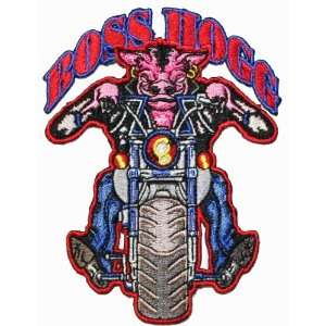  Boss Hog Hogg Embroider Motorcycle Biker Iron On Patch 