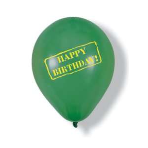  Army Themed Latex Party Balloons Toys & Games