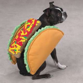 Casual Canine Plush Taco Dog Halloween Costume S L  