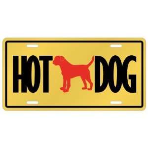    New  Border Terrier   Hot Dog  License Plate Dog