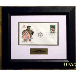   and Framed Colored Envelope Postmarked Cooperstown NY 