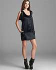 For All Mankind Short Black Drape Dress / NWT / 100% Silk / Retail $ 